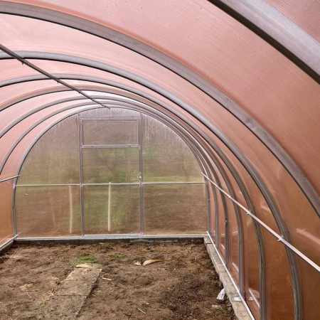 Szklarnia 3х12m Skarbnica z profilu 40x20mm i poliwęglanu Zbiory+ 6mm z montażem